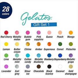 Faber-Castell Mix and Match Juego de Regalo Gelatos 28 piezas por Paquete (770161)