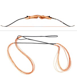 BOROCO Archery Bowstring, 51 Inch Archery Bowstring, Durable Polyester Fibre Recurve Bow String, Long Bow Archery Bowstring, Replacement for Bow Accessories