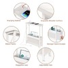 BAMGROW Slim Charging End Table with Storage - for Small