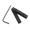 Alnicov Adjustable POM Nut for 4 Strings Bass Guitar,Black