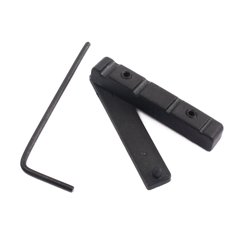 Alnicov Adjustable POM Nut for 4 Strings Bass Guitar,Black