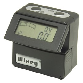 Wixey WR365 Digital Angle Gauge Inclinometer with Level and Flip Up Display