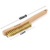 MAXMAN Brass Brush, Soft Brass Bristle, Wire Brushes for Cleaning
