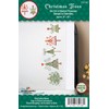 Tobin Stamped Pillowcases, Christmas Trees, 20" x 30" Embroidery Kit,