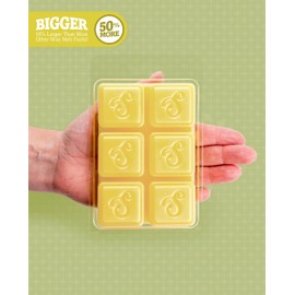 Wild Lemongrass Wax Melts Multi Pack - Formula 117-2 Highly Scented 3 Oz. Bars (6 Oz. Total) - Made with Natural Oils - Fresh & Clean Air Freshener Cubes Collection