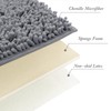 Non-Slip Bath Rug,Extra Soft Microfiber Bedroom Shag Carpet with Anti-Slip