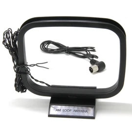 Wuernine AM FM Antenna High Sensitivity Indoor AM Loop Antenna FM 75Ω Antenna for Radio Receivers and More