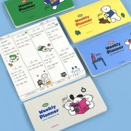 Pingkeuput Organizer Planner Stationery Set Pack 4 Pack for home organization and desk storage, space-saving household accessory, Pingkeuput Korean Import, Home Kitchen
