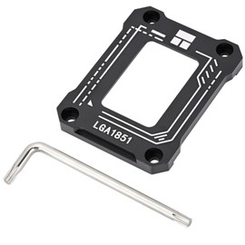 Thermalright Lga1851 BCF Black CPU Curved Pressure Plate,CPU Fixed Bracket,Specially Designed to Support Ultra 200s Series CPUs,Multiple Installations Will not Wear Down The CPU Cover(Black)