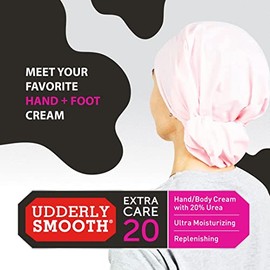 Udderly Crema de cuidado extra suave con 20% de urea, reabasteciente, 8 onzas, Paquete de 3