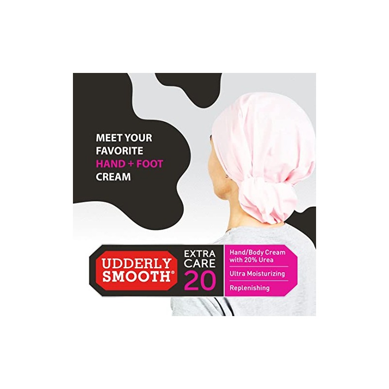 Udderly Crema de cuidado extra suave con 20% de urea,