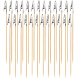 Paint Stick Painting Clip Hand Handle Stick Painting Clip Hobby Hobby Plastic Model Figure Painting Clip Easy to Use Painting Tool 2.5 x 180mm (25 PCS)