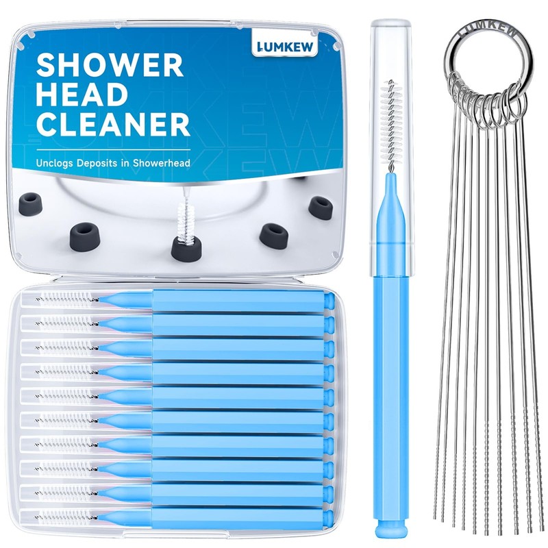 Lumkew Shower Head Cleaner Picks, Multiple Size Shower Head Cleaning