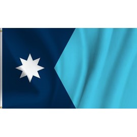 Nacilerto New Minnesota State Flag 6x10FT-Vivid Colors,Double Stitched-Polyester,New MN Flags with 2 Brass Grommets. (6x10ft)