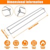 Lyfengdeam Chicken Wing BBQ Fork, Metal Grilling Rails, Wing Rails