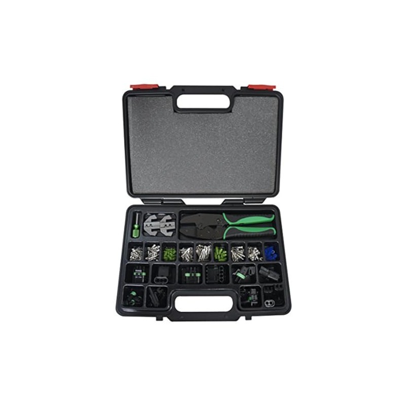 Astro Pneumatic Tool 9478 220-Piece Weather Pack Interchangeable Ratcheting Crimping