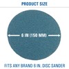 Starcke Premium 6 Inch Hook and Loop Grip Sanding Discs