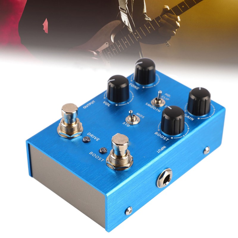 Guitar Effect Pedal Multifunctional Sound Volume Drive Tone Control Sound
