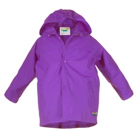 Splashy Children's Rain Jacket (4, Purple)