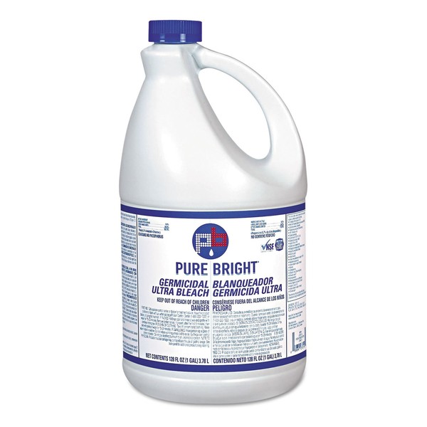 Pure Bright BLEACH6 Liquid Bleach, 1gal Bottle, 6/Carton
