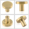 Jiozermi 2 Pack 1 inch Cabinet Knobs with Mounting Screws,