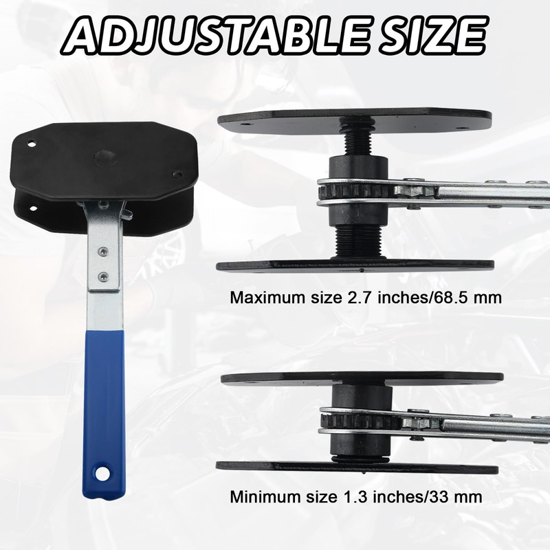 VBGURR Brake Caliper Ratchet Tool,Universal Car Ratcheting Caliper Piston Spreader