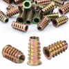 30 PCS Threaded Inserts M6 (6MM) X 15MM Threaded Inserts