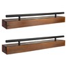 Ripple Creek Floating Shelf Spice Rack - Multipurpose Pantry, Kitchen