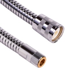 Variosan Dish Rinser Hose 11015 Hose1.5 m Stainless Steel Chrome M15, 1/2 "