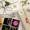 Papierdrachen 24 Adventskalender Zahlenaufkleber - Nr 14 - Sticker 4cm