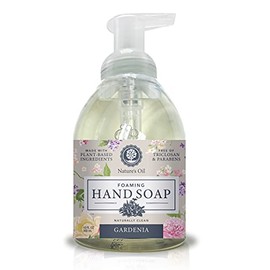 Nature's Oil Foaming Hand Soap, Gardenia, 10 Fluid Ounces (Single Unit)