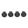 20Pcs 12V Round Rocker Switch LED Light 3 Pin 2