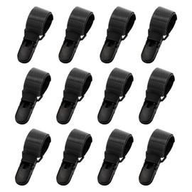 12-Pack Garden Flag Rubber Stoppers and Anti-Wind Clips for Garden Flag Poles