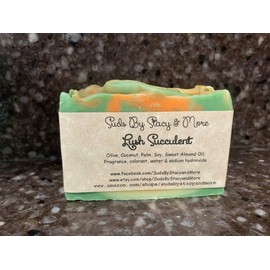 Suds By Stacy and More Succulent Homemade Soap Bar