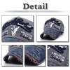 White Fang CA601 Cap, Logo, Distressed Treatment, Hat, Sports, Running,