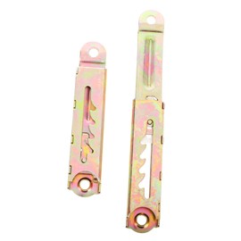 Outanaya Massage Couch Bed Hinge Bed Riser Iron Riser Hinge 2pcs Height Adjustment Components