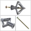 Be In Your Mind 100Pcs Plasterboard Butterfly Type Expansion Anchors