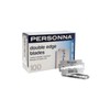Personna DE Stainless Steel Double Edge Blades - 2.875" Length,