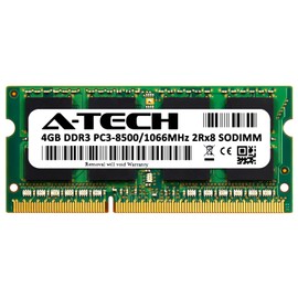 A-Tech 4GB PC3-8500 DDR3 1066/1067 MHz RAM for MacBook, MacBook Pro, iMac, Mac Mini (Late 2008, Early/Mid/Late 2009, Mid 2010) | 204-Pin SODIMM Memory Upgrade Module