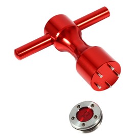Golf Weight Screw Wrench Tool, 2 Red Golf Putter Weights + Golf Wrench Spanner Tool for Scotty Cameron Putter (10g)