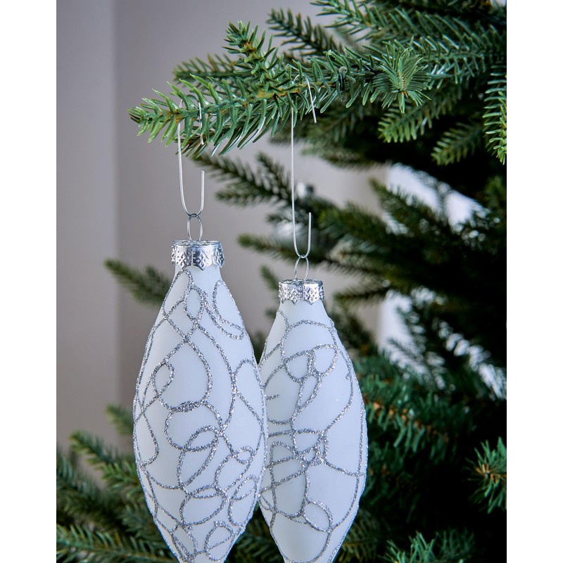 WeRChristmas Ornament Hooks, Silver, Small and Large Multi-Pack