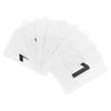 WOONEKY Number Digital Cards 1-10 Set for Table Desktop Easy