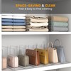 OKPOW Acrylic Shelf Dividers for Closet Organization: 8 Pack Durable