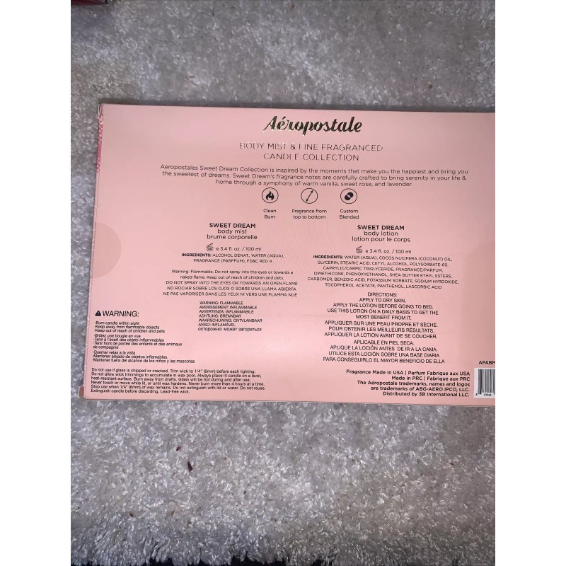Aeropostale New Aeropostale Sweet Dream Spa Set Body Mist &