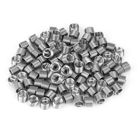 WQAPVHBG M5 x 0.8mm x 1.5D Helicoil Thread Repair Kit, 304 Stainless Steel Insert Screw, 100Pcs Wire Inserts Screws as Accessories for Needing Frequently Disassembled Parts