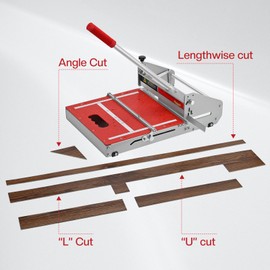 MAIHUITE 10mm Thick Floor Cutter - 13" Pro Vinyl Floor Cutter for LVP, LVT, WPC, SPC, PVC, VCT, Rigid Core Vinyl Flooring - Honing Stone Included - Manual Operation, No Electricity, No Noise