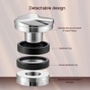 51 mm Espresso Masher Coffee Distributor, Stainless Steel Two-Head Espresso