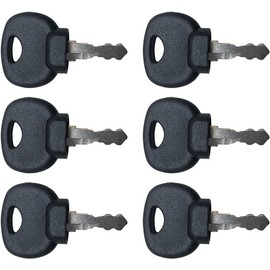 6 Pieces 14607 Ignition Key 14607 Construction Machine Key for JCB Bobcat BOMAG MANIT Heavy Equipment Forklift Truck Wheel Loader Switch