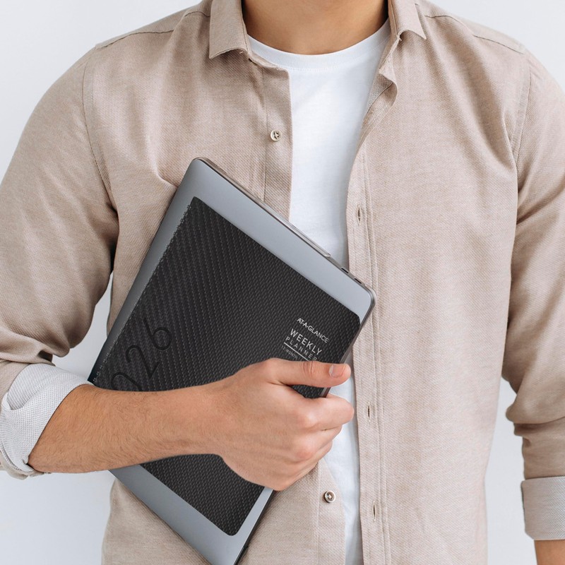 AT-A-GLANCE 2026 Planner, Monthly, 9” x 11”, Large, Contemporary, Charcoal