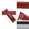 2Pcs JDM BRIDE Red Carbon Fiber Look Car Seat Belt